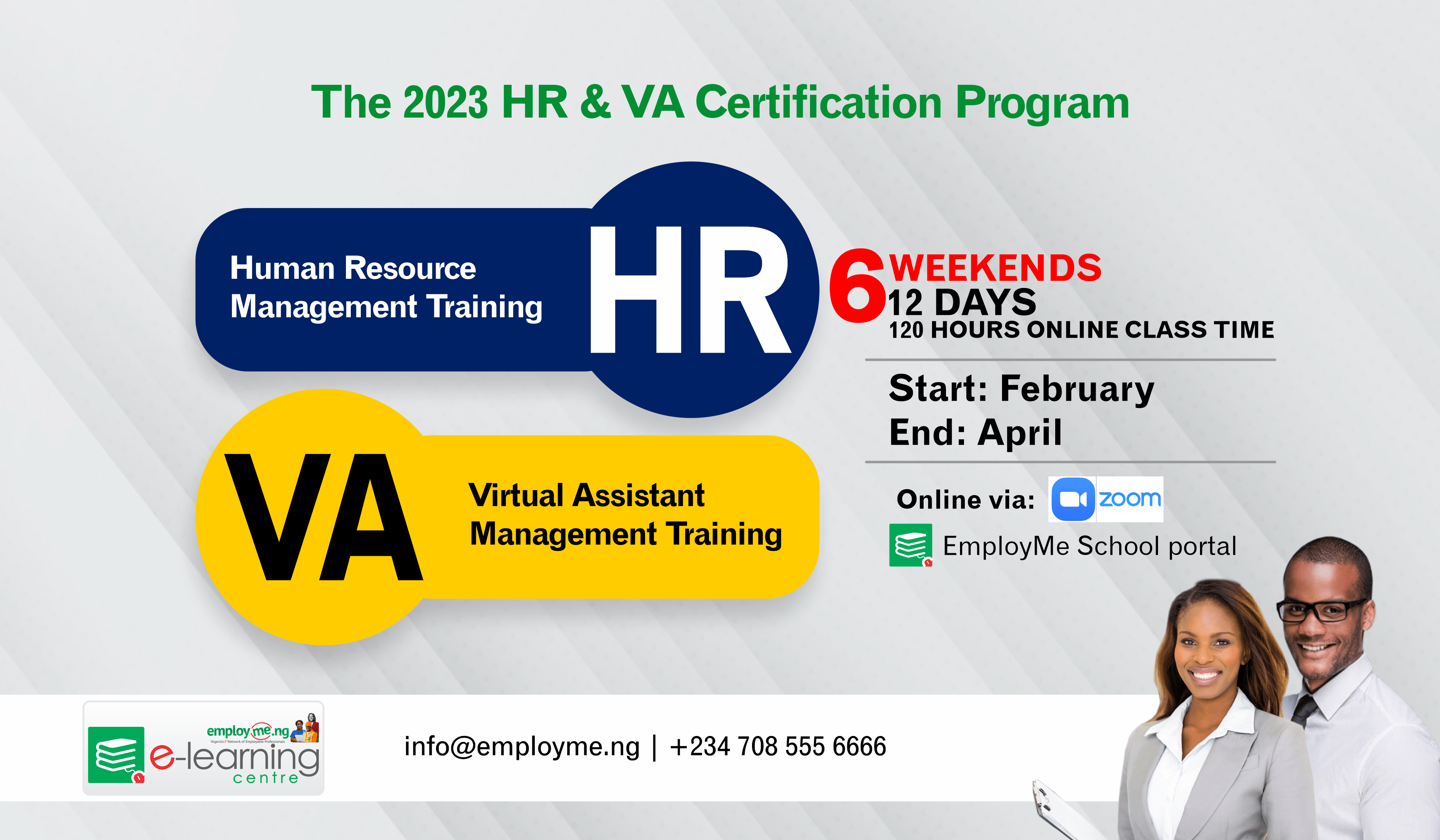 The 2023 HR & VA Training Certification program eLEarning